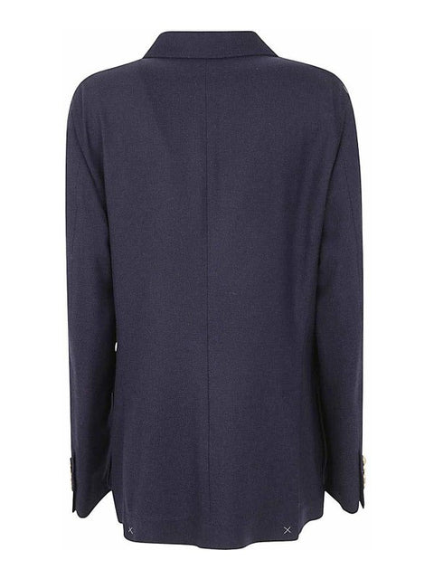 Brunello Cucinelli Blue Wool Blazer