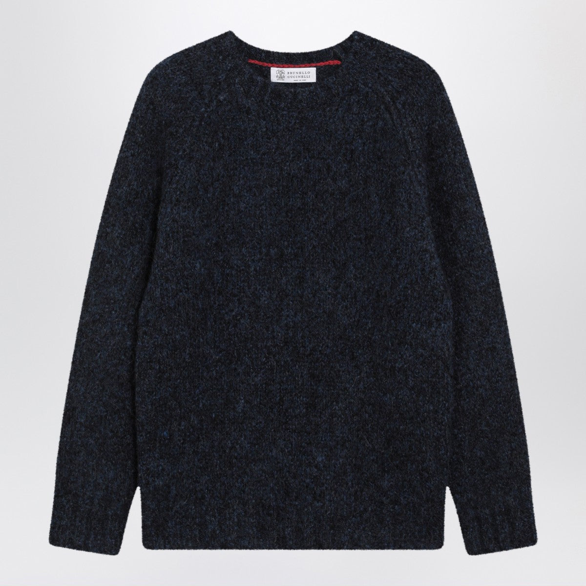 Brunello Cucinelli Blue alpaca-blend sweater
