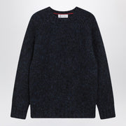 Brunello Cucinelli Blue alpaca-blend sweater