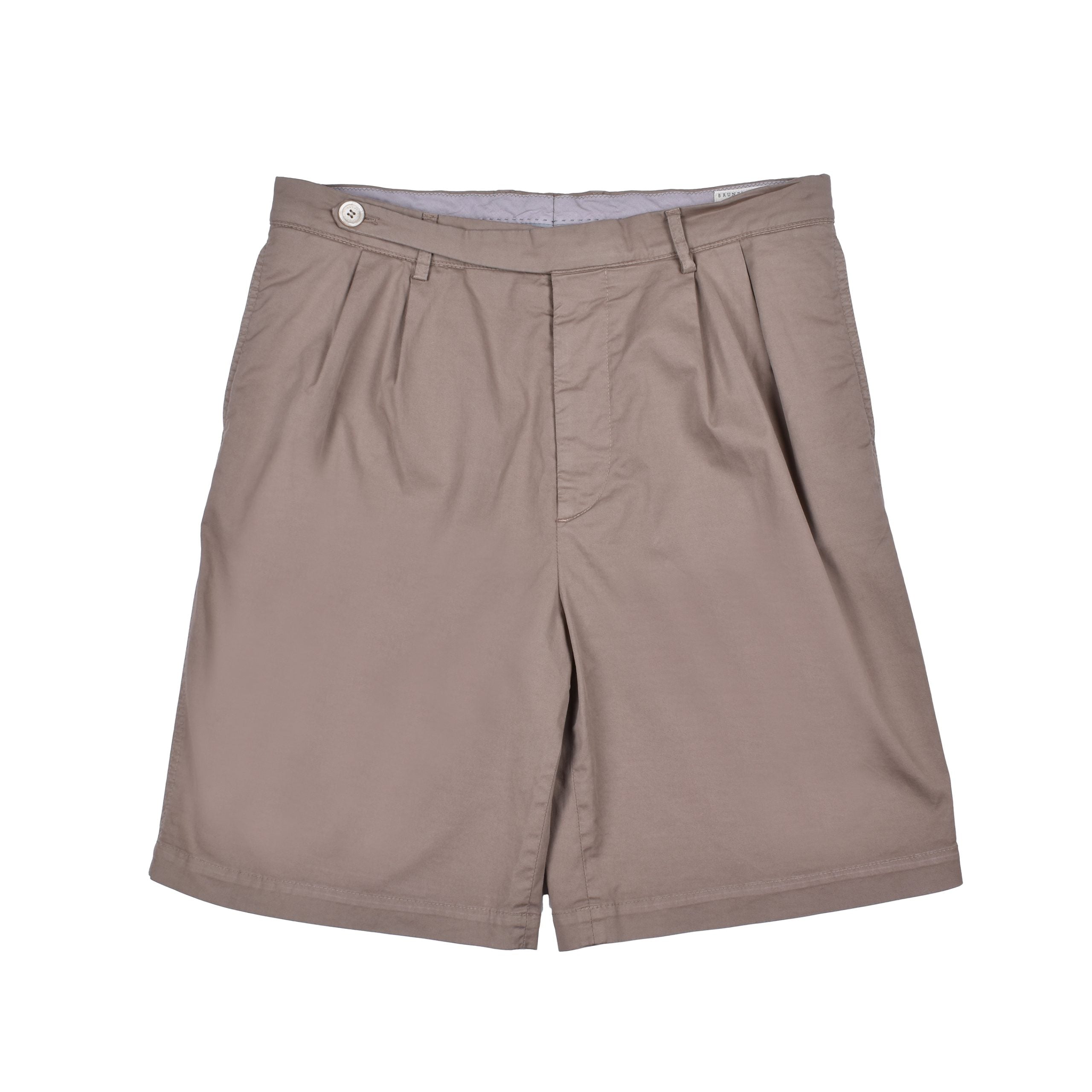 Brunello Cucinelli Brown Cotton Bermuda Shorts