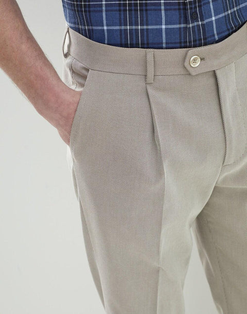 Brunello Cucinelli Brown Cotton Casual Pants