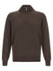Brunello Cucinelli Brown Half-zip Sweater