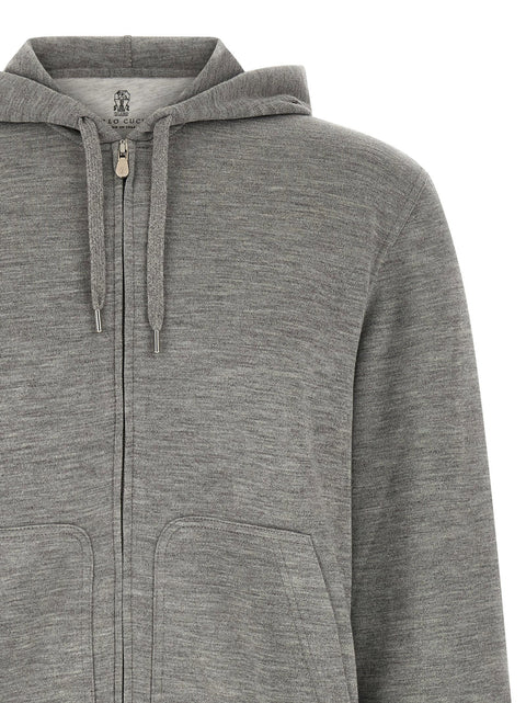 Brunello Cucinelli Cashmere And Silk Hoodie