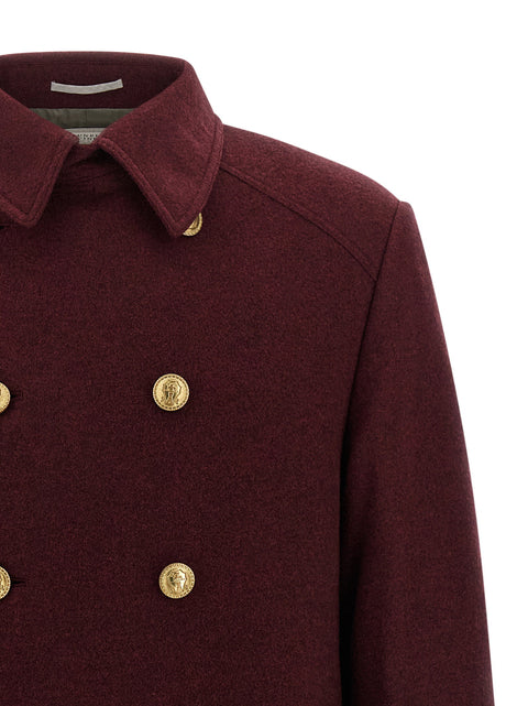 Brunello Cucinelli Cashmere Double-breasted Coat