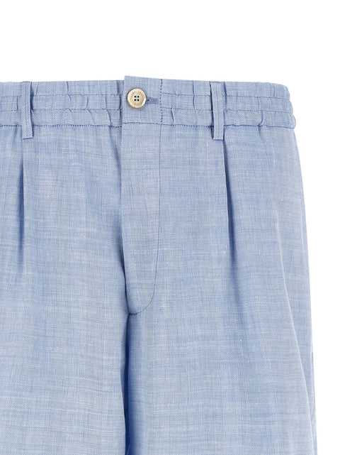 Brunello Cucinelli Chevron Bermuda Shorts