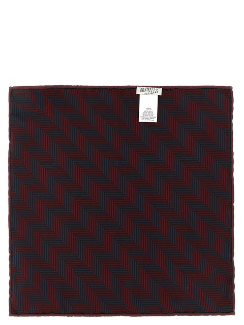 Brunello Cucinelli Chevron Pocket Clutch