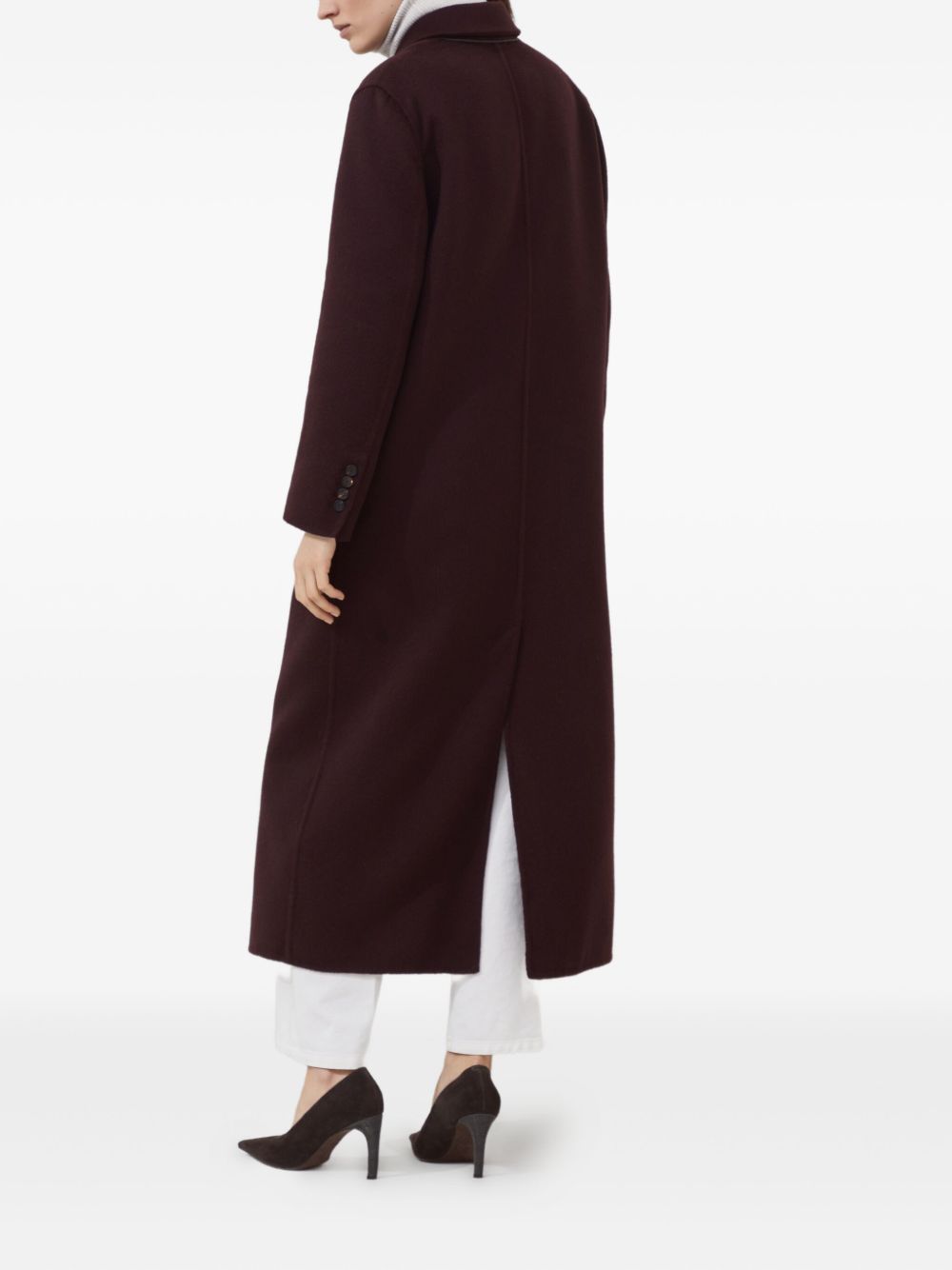 Brunello Cucinelli Coats Bordeaux