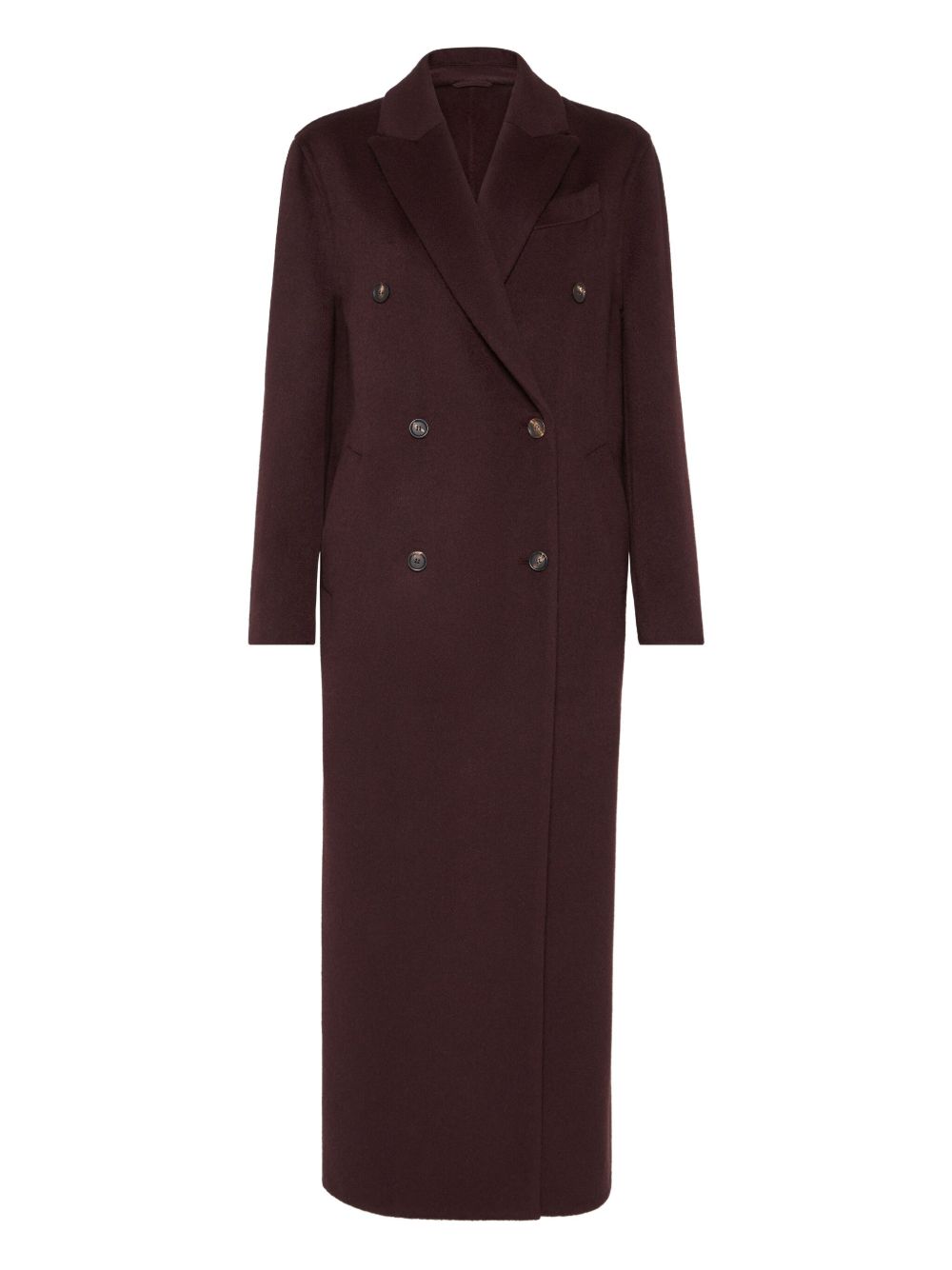Brunello Cucinelli Coats Bordeaux