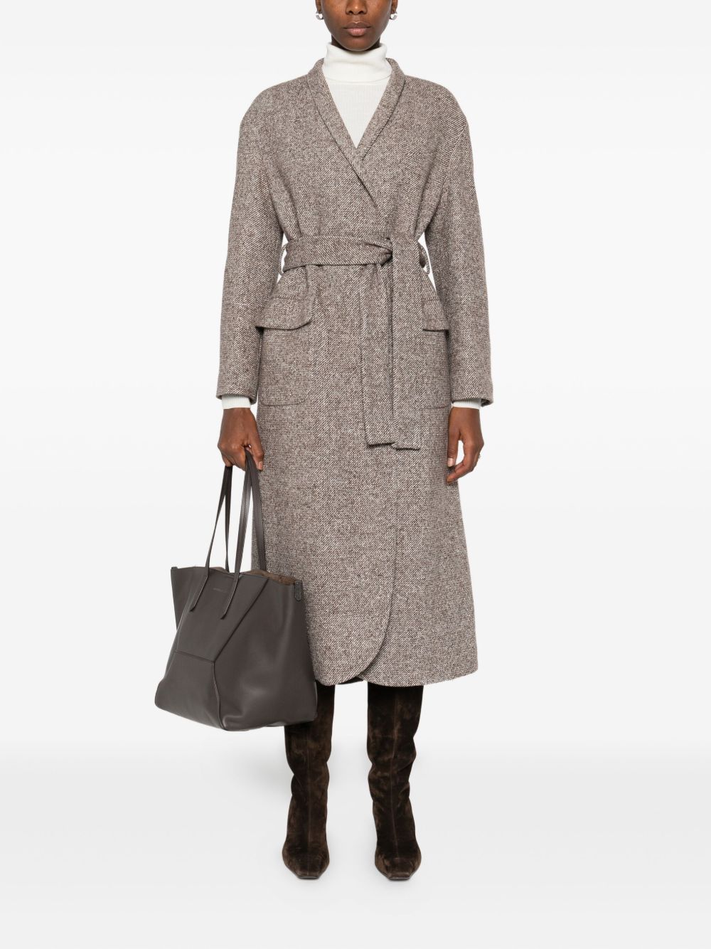 Brunello Cucinelli Coats Brown