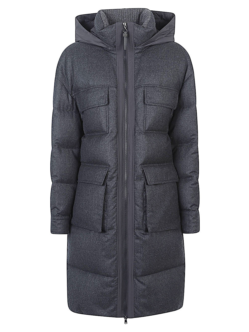Brunello Cucinelli Coats Grey