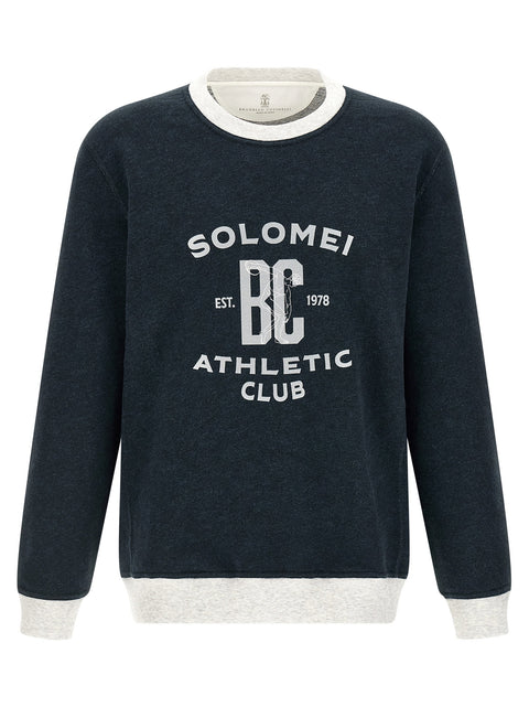 Brunello Cucinelli Cotton And Linen Sweatshirt