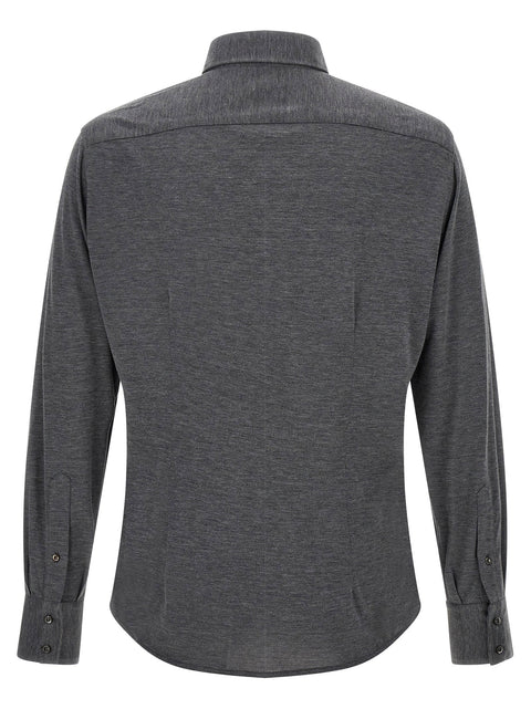 Brunello Cucinelli Cotton And Silk Shirt