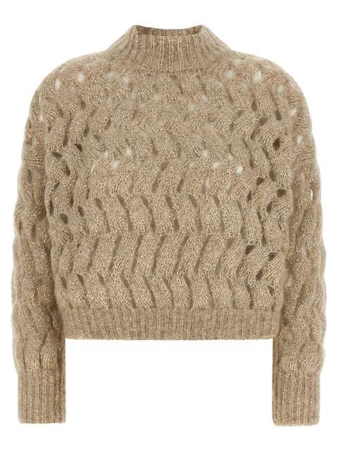 Brunello Cucinelli Dazzling Waves Sweater