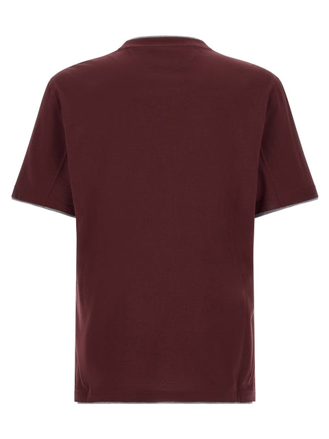 Brunello Cucinelli Double Layer T-shirt