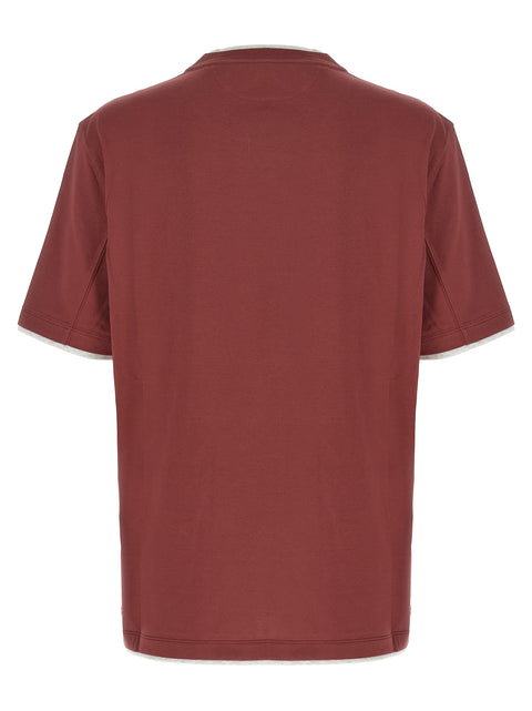 Brunello Cucinelli Double Layer T-shirt
