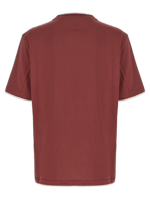 Brunello Cucinelli Double Layer T-shirt