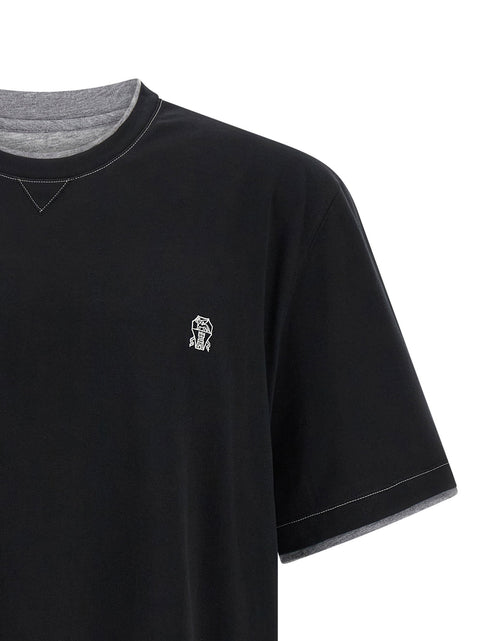 Brunello Cucinelli Double Layer T-shirt
