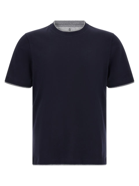 Brunello Cucinelli Double Layer T-shirt