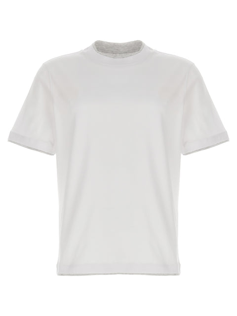Brunello Cucinelli Double Layer T-shirt