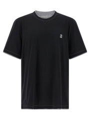 Brunello Cucinelli Double Layer T-shirt