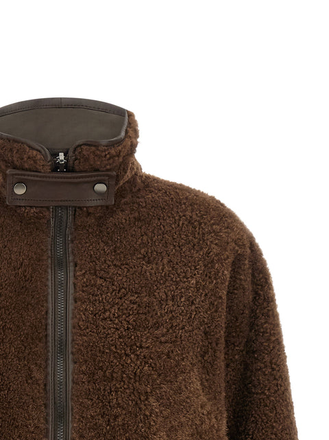 Brunello Cucinelli Fuzzy Reversible Jacket