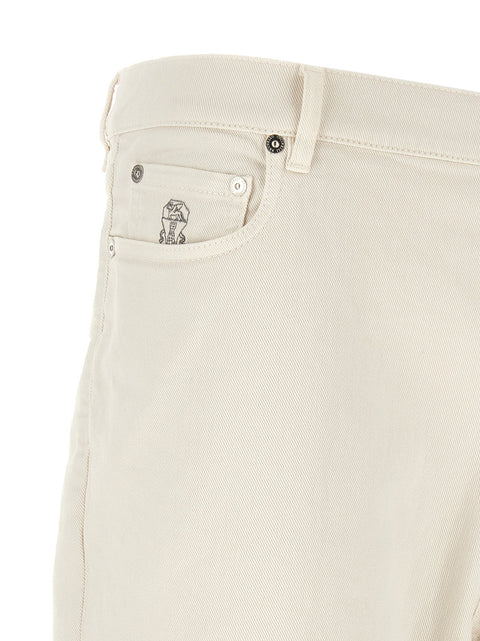 Brunello Cucinelli Garment-dyed Denim Jeans