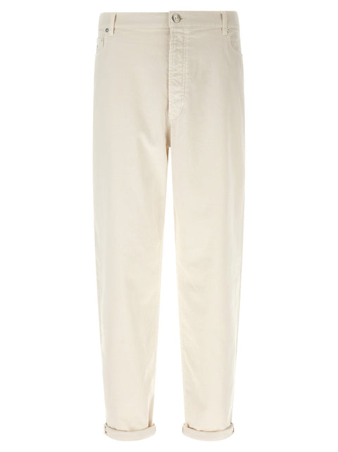 Brunello Cucinelli Garment-dyed Denim Jeans