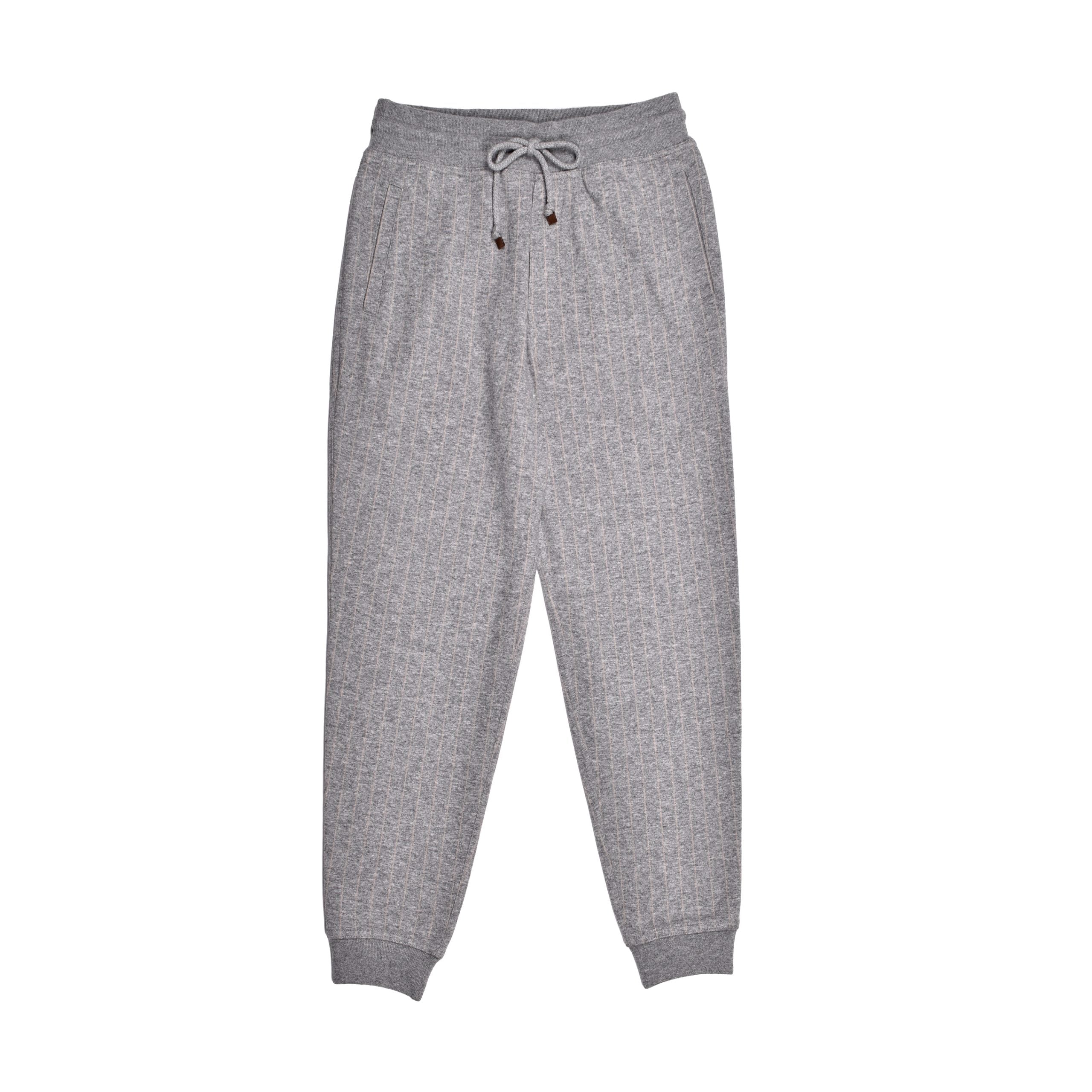 Brunello Cucinelli Gray Cashmere Joggers (Workout Pants)