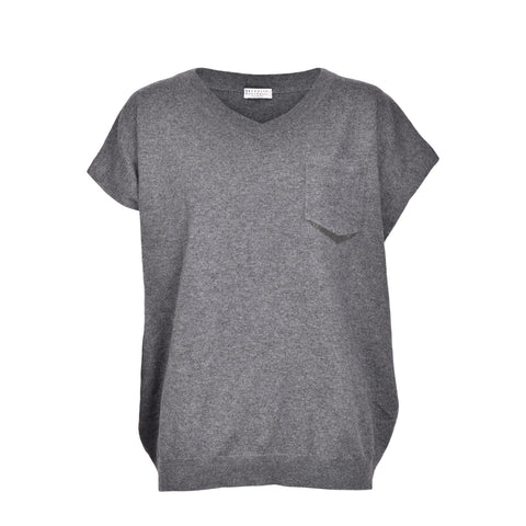 Brunello Cucinelli Gray Cashmere Sweater