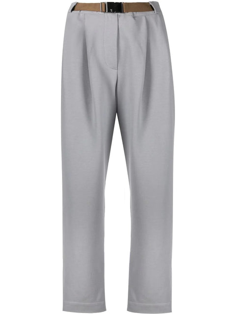 Brunello Cucinelli Gray Cotton Casual Pants