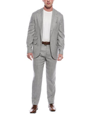 Brunello Cucinelli Gray Wool Two-Piece Suit