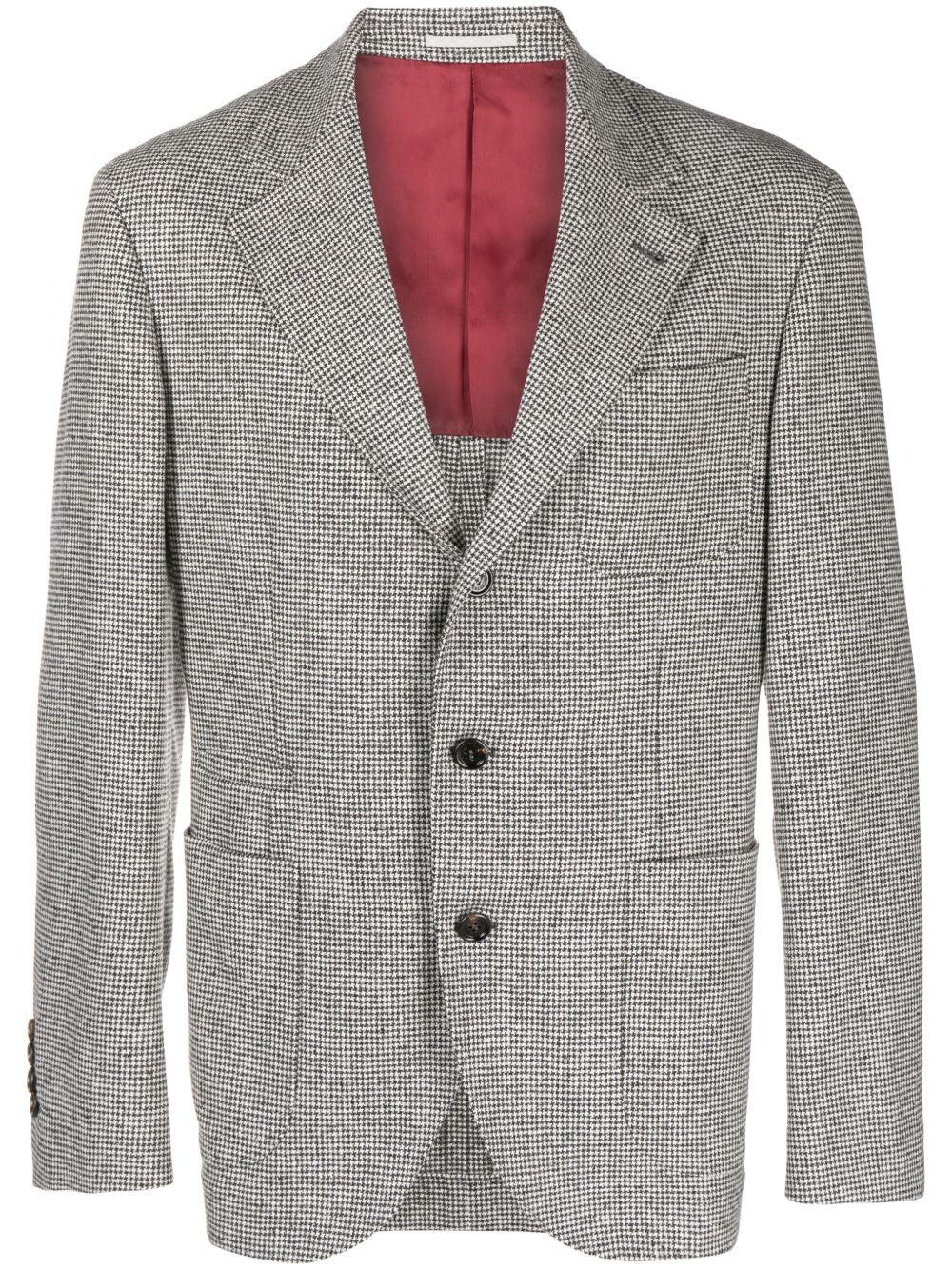 Brunello Cucinelli Gray Wool Two-Piece Suit