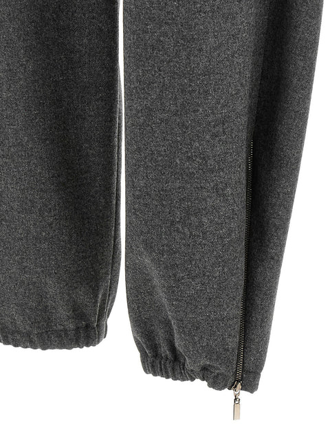 Brunello Cucinelli Grey Loose Cargo Pants