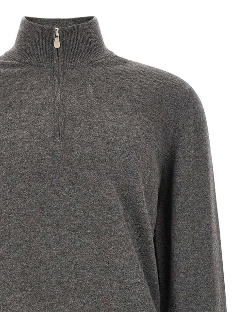 Brunello Cucinelli Half-zip Cashmere Sweater