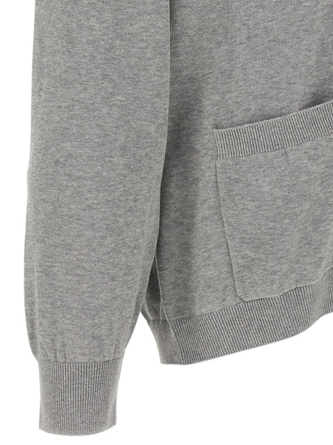 Brunello Cucinelli Heraldic Logo Cardigan