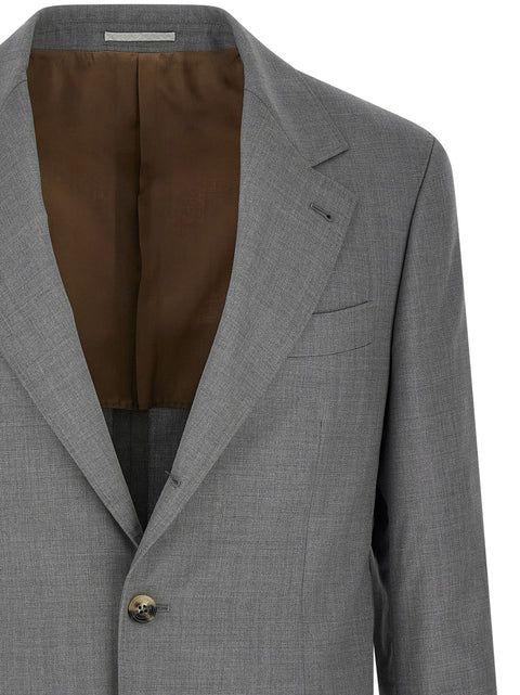 Brunello Cucinelli Hopsack Blazer