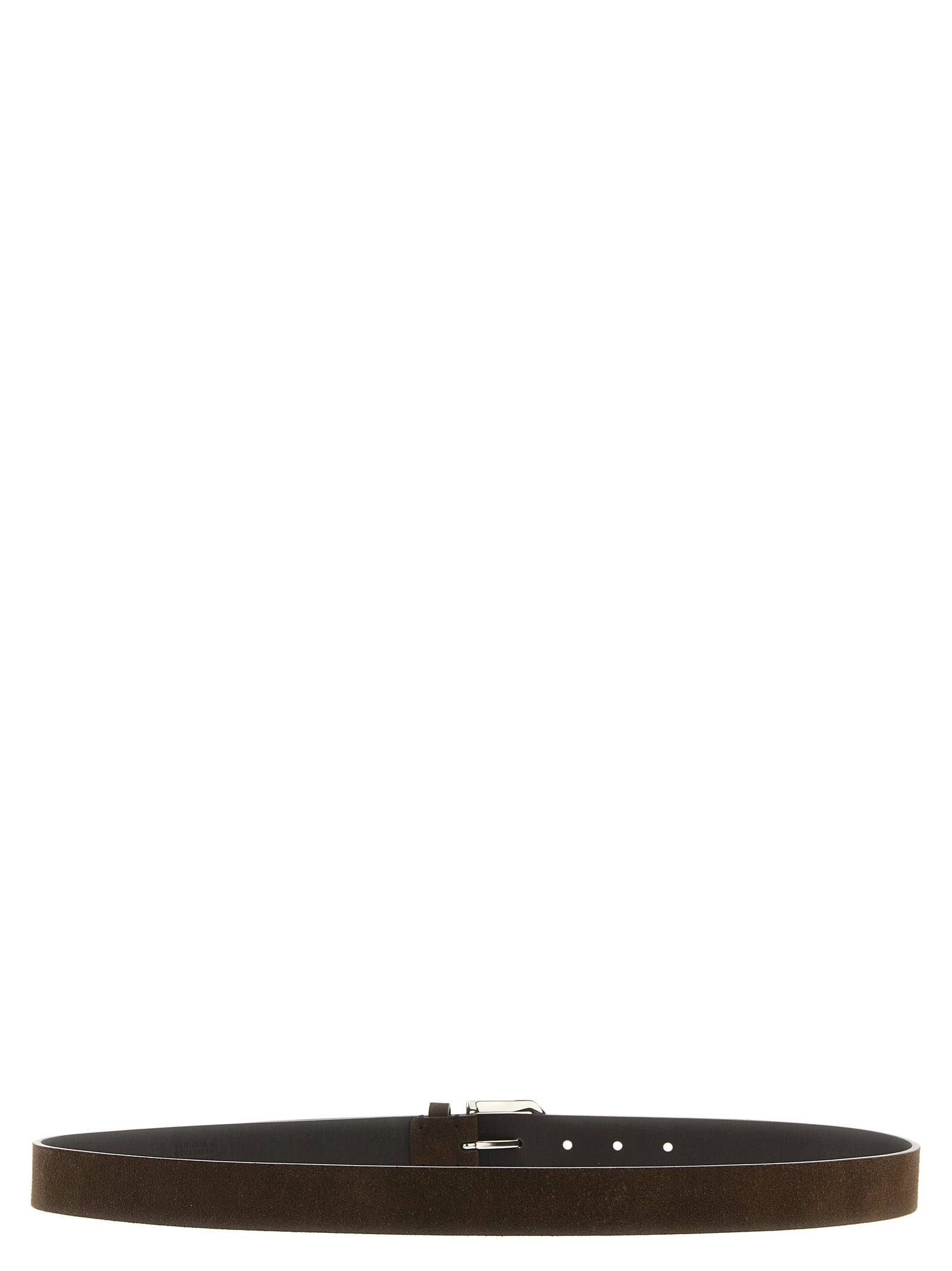 Brunello Cucinelli Inverted Leather Belt