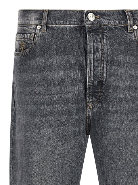 Brunello Cucinelli Jeans Denim Greyscale