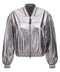 Brunello Cucinelli Laminated Leather Bomber Jacket