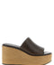 Brunello Cucinelli Leather And Raffia Wedges