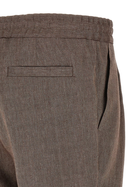 Brunello Cucinelli Linen And Wool Bermuda Shorts
