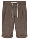 Brunello Cucinelli Linen And Wool Bermuda Shorts