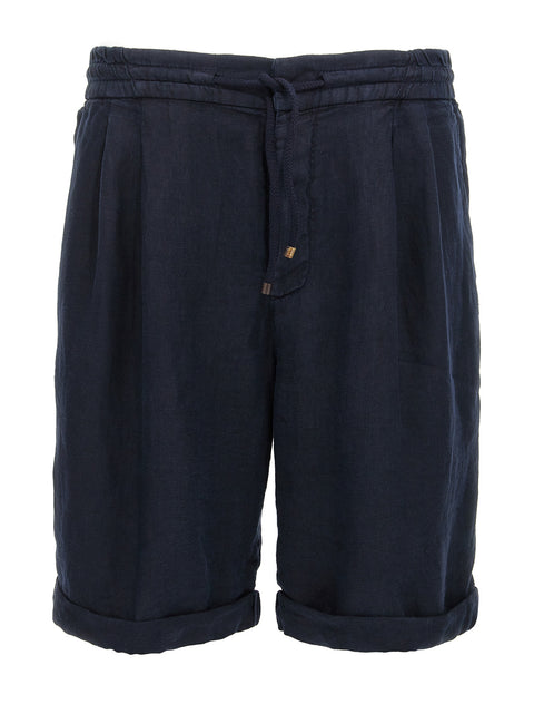 Brunello Cucinelli Linen Bermuda Shorts