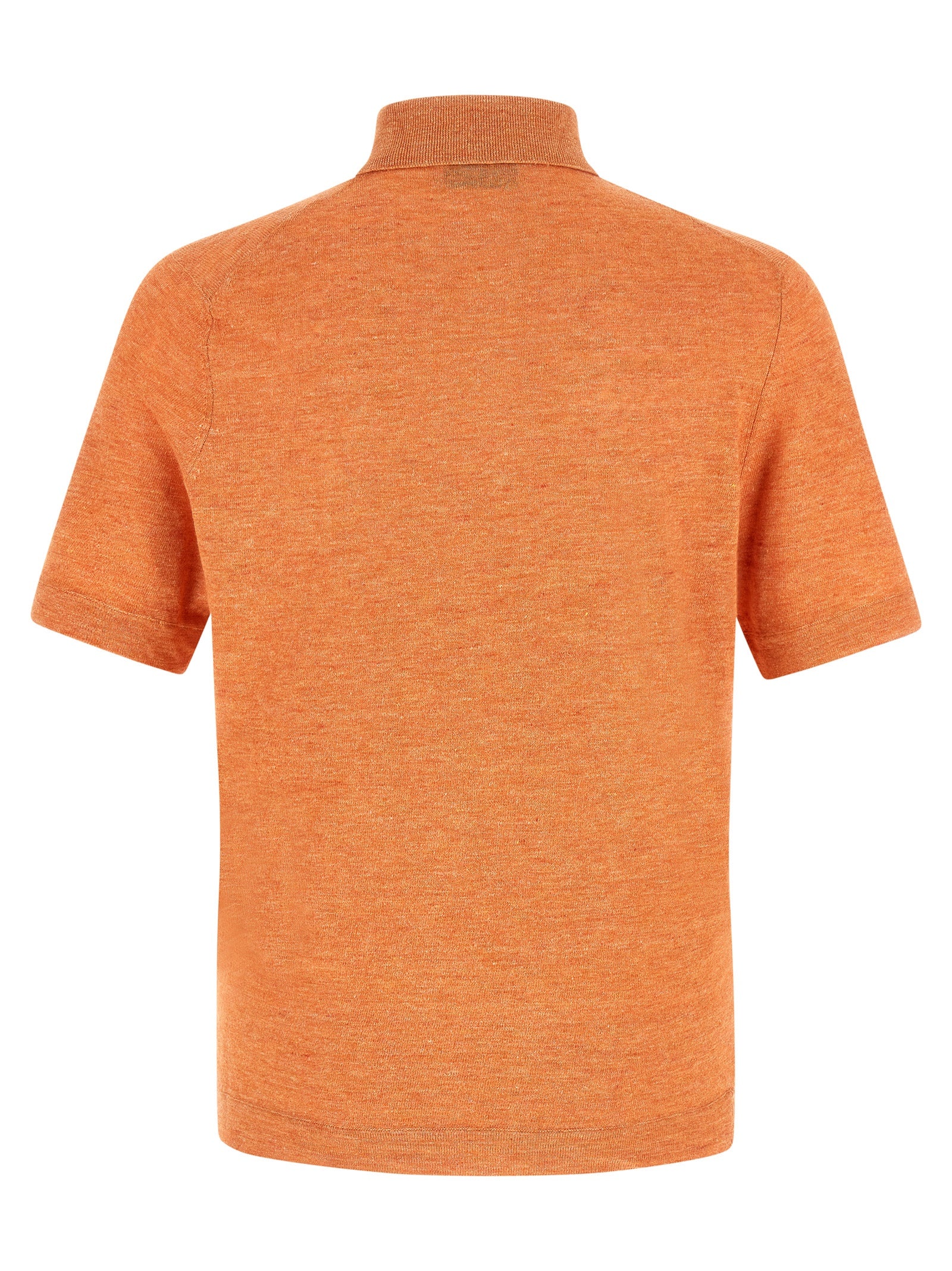 Brunello Cucinelli Linen Cotton Polo Shirt