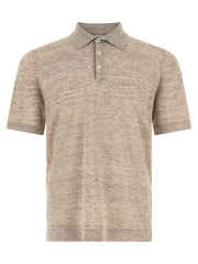 Brunello Cucinelli Linen Cotton Polo Shirt