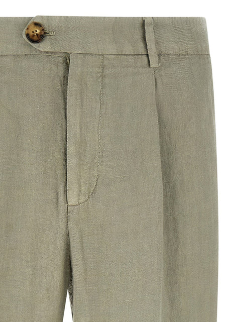 Brunello Cucinelli Linen Gabardine Trousers