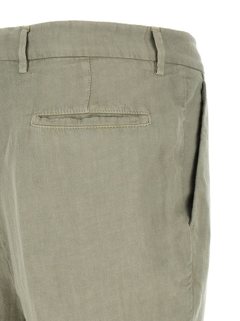 Brunello Cucinelli Linen Gabardine Trousers
