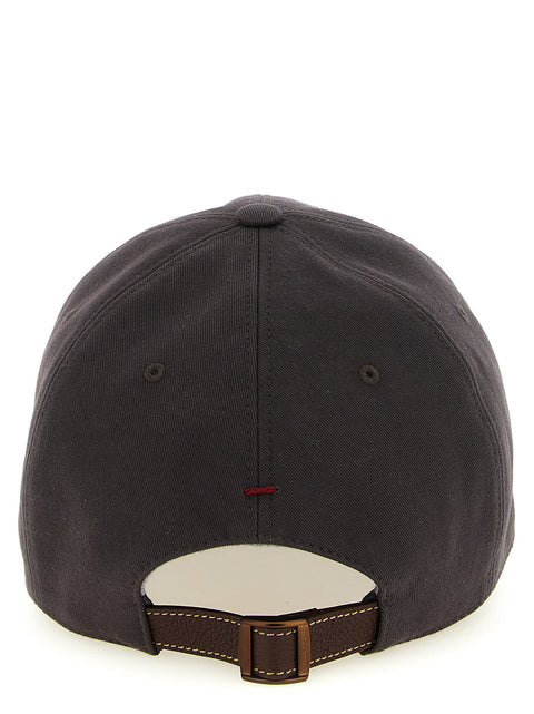 Brunello Cucinelli Logo Embroidery Cap