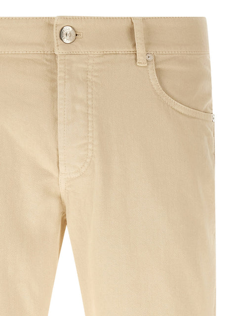 Brunello Cucinelli Logo Embroidery Jeans