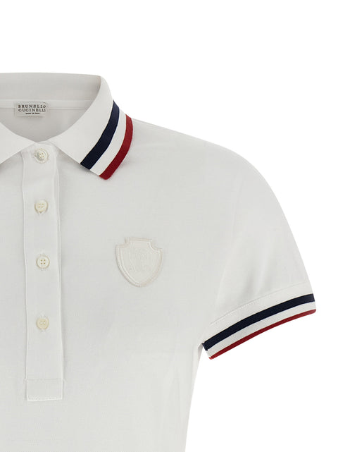 Brunello Cucinelli Logo Embroidery Tennis Dress